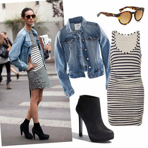 Cùng denim xuống phố ngày hè