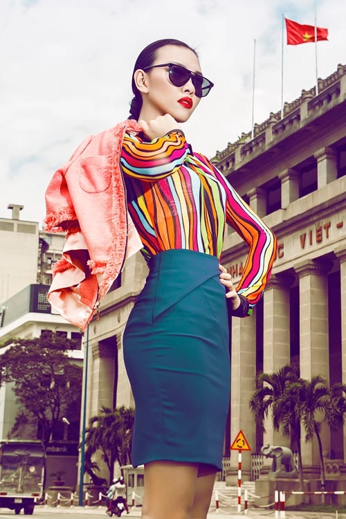 Diệu huyền nổi bật giữa phố thu