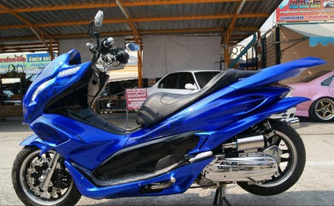  độ honda pcx ở thái lan 