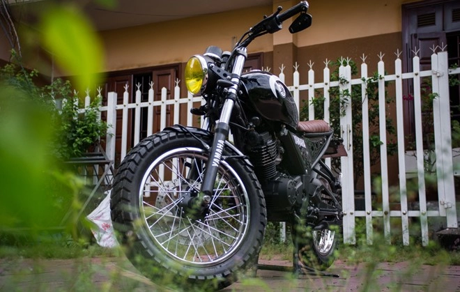 Độ lên chuẩn bài scrambler trong thân xác fz 150