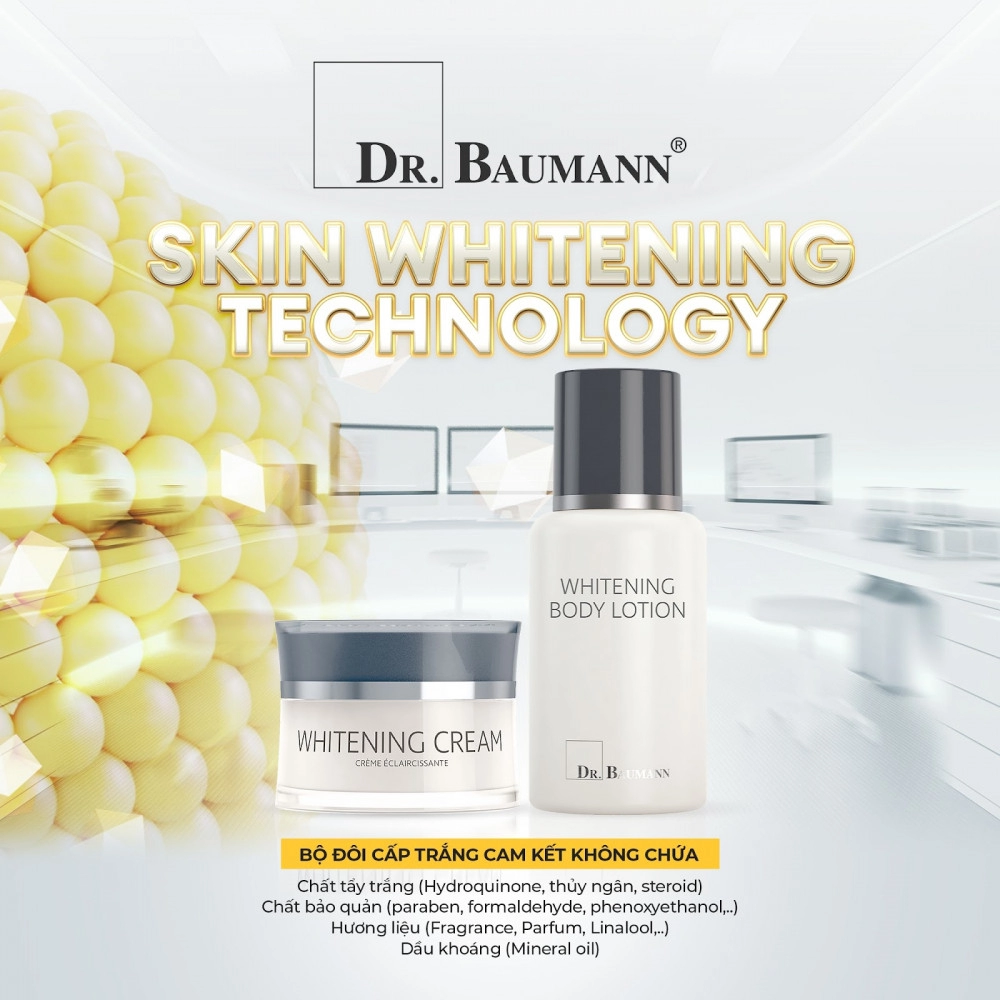 Dr baumann xác lập tiêu chuẩn trắng sáng da an toàn đẳng cấp quốc tế tại việt nam