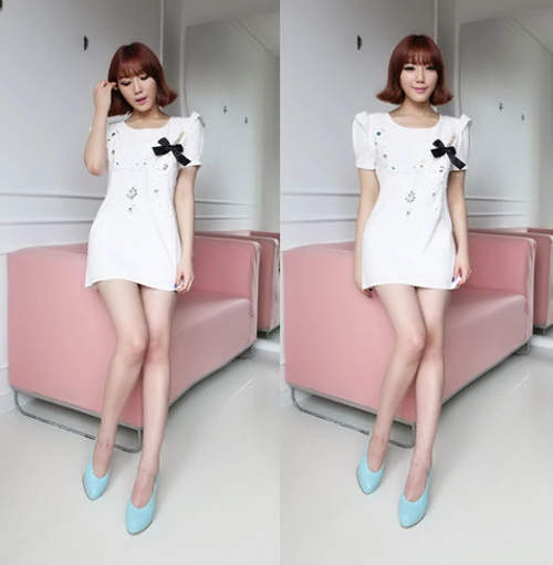 Dự tiệc cưới quyến rũ với váy trắng