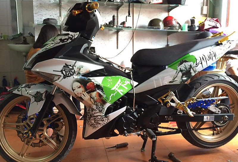 Exciter 150 samurai pô yoshimura