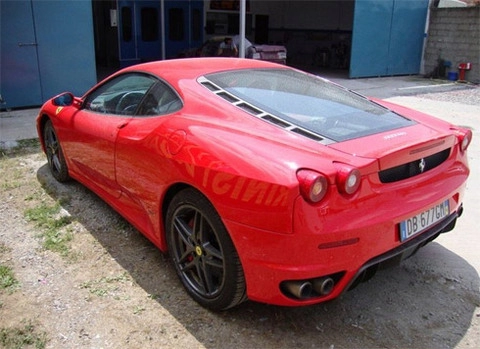  ferrari f430 sơn họa tiết da rồng 