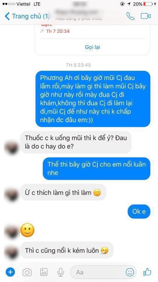 Giao mũi cho bác sĩ 17 tuổi cô gái khóc thét vì hoại tử và mất 7 triệu tiền oan