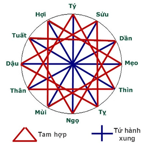 Hiểu tam hợp và tứ hành xung để chọn bạn đời mang lại tiền bạc danh vọng