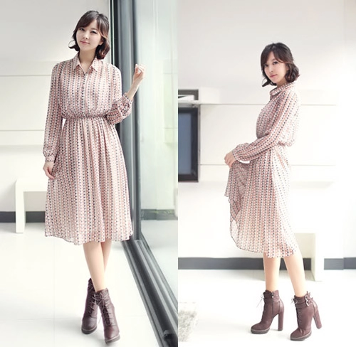 Hóa nàng tiểu thư với váy liền công sở