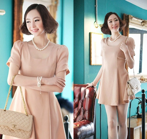 Hóa nàng tiểu thư với váy liền công sở