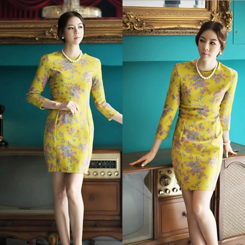 Hóa nàng tiểu thư với váy liền công sở