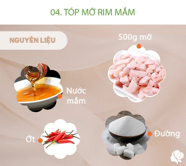 Hôm nay ăn gì đổi bữa vợ nấu ngay 4 món này cả nhà ăn ngon không cần phải nghĩ