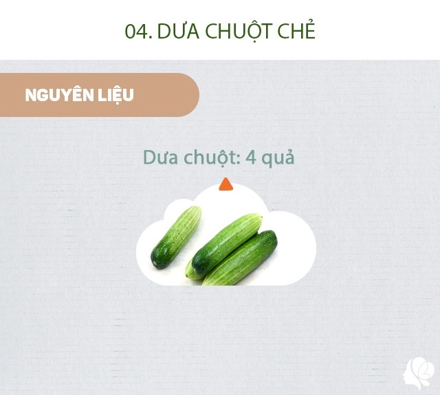 Hôm nay ăn gì nắng nóng vợ làm ngay mấy món đơn giản cả nhà lại thèm chảy nước miếng