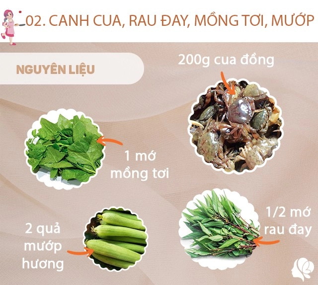 Hôm nay nấu gì cơm tối toàn món đồng quê mà ai thấy cũng thèm