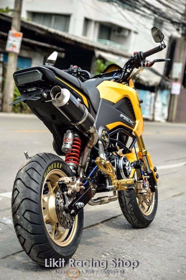 Honda msx đầy cá tính với phiên bản yellow racing