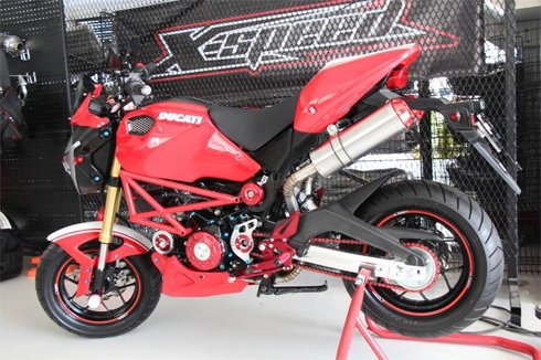  honda msx125 biến thành ducati monster 