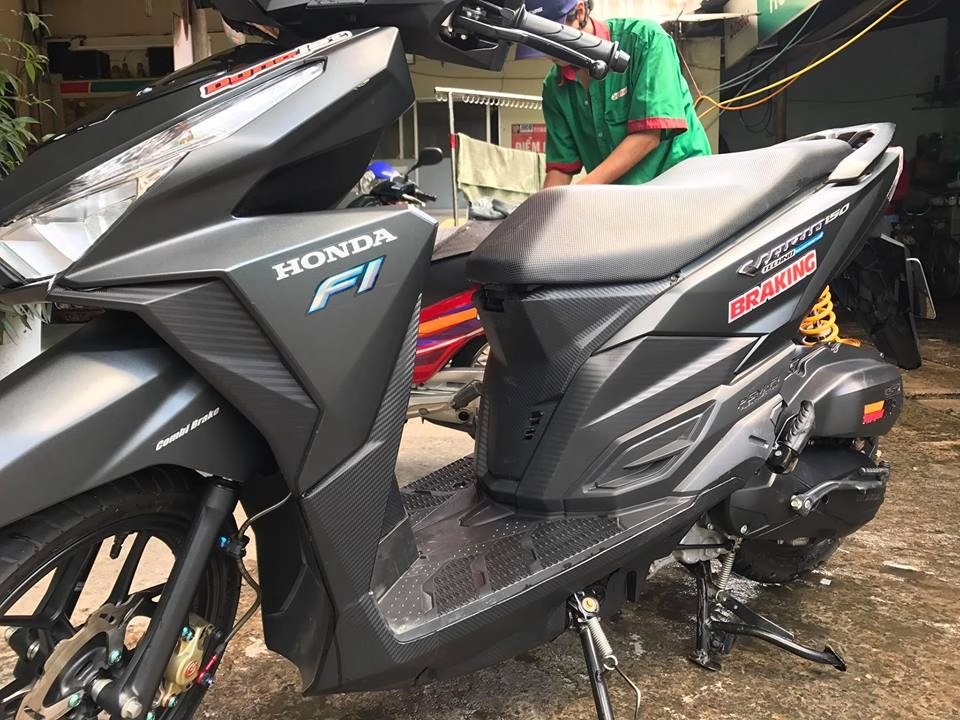 Honda vario đen tuyền thể thao