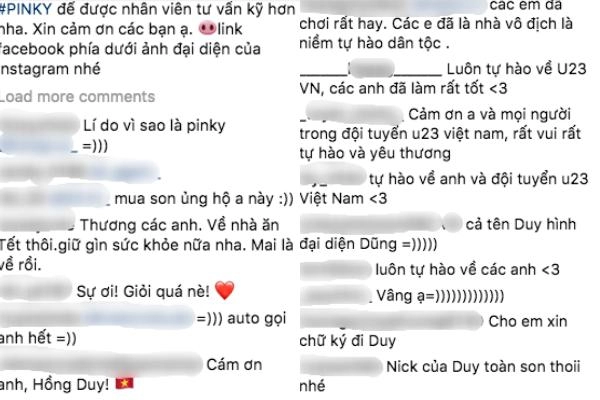 Hồng duy u23 ra sân thôi mà các tín đồ làm đẹp đã phản ứng như thế này đây