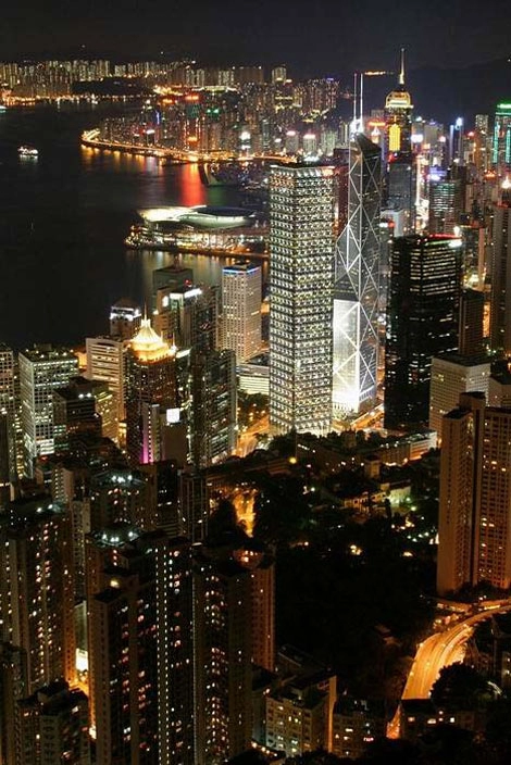 Hong kong đẹp lung linh về đêm
