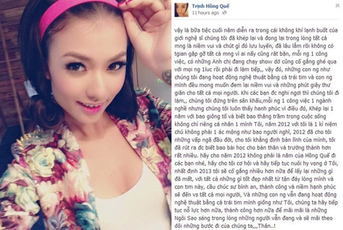 Hồng quế đã thức tỉnh sau loạt scandal