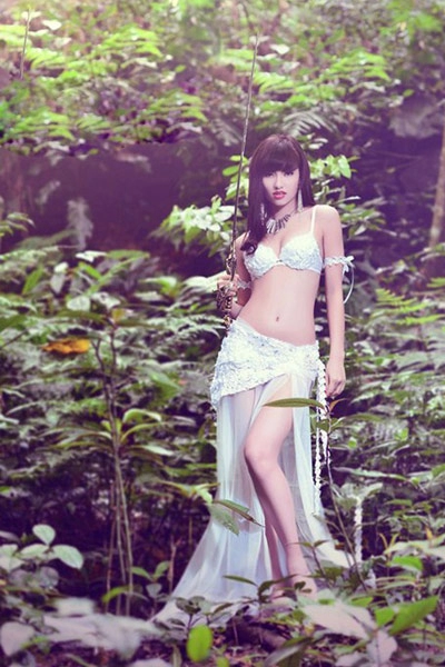 Hồng quế say mê khoe eo 60cm