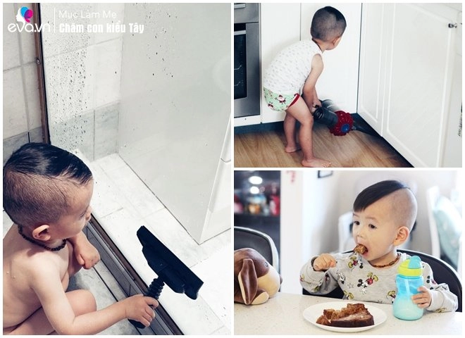 Hotmom việt ở úc dạy con 2 tuổi biết lấy quần áo ra phơi 6 tuổi làm hết việc nhà