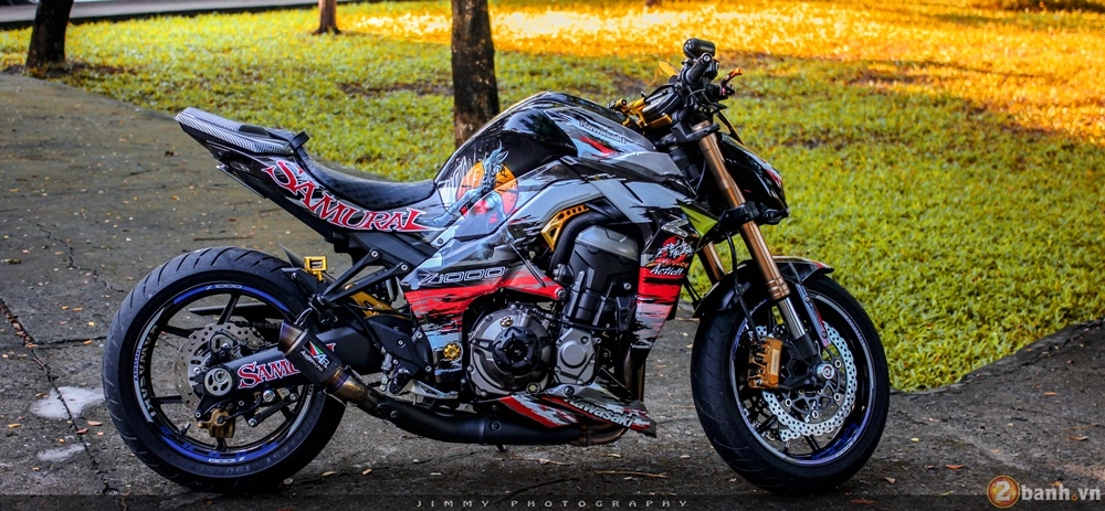 Kawasaki z1000 thần thánh với bản độ samurai