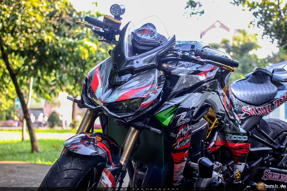 Kawasaki z1000 thần thánh với bản độ samurai