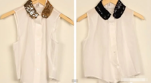 Làm cổ áo sequin lấp lánh đẹp mắt