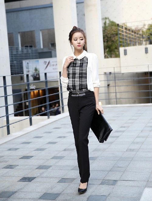 Làm điệu với quần tây nơi công sở