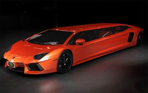  lamborghini aventador biến thành limousine 