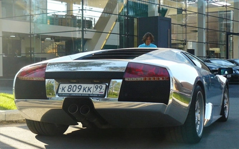  lamborghini murcielago mạ crôm ở nga 