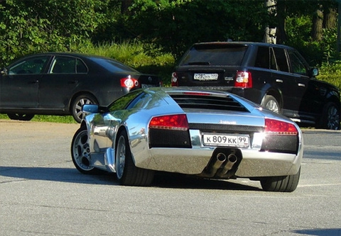  lamborghini murcielago mạ crôm ở nga 