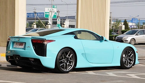  lexus lfa màu lạ tại trung quốc 