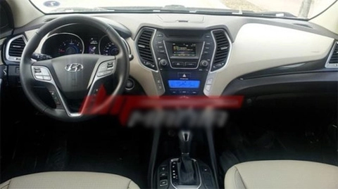  lộ ảnh nội thất hyundai santa fe thế hệ mới 