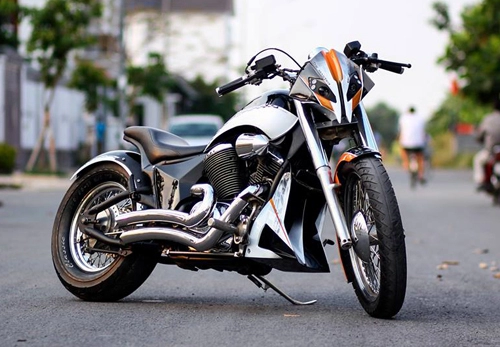  lột xác honda shadow 400 tại sài gòn 