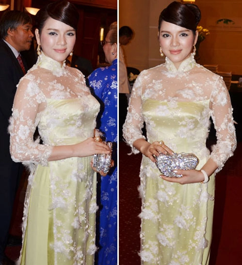 Lý nhã kỳ và những bộ áo dài gây ầm ĩ