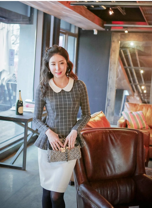 Mặc chân váy bút chì tới sở thật dễ