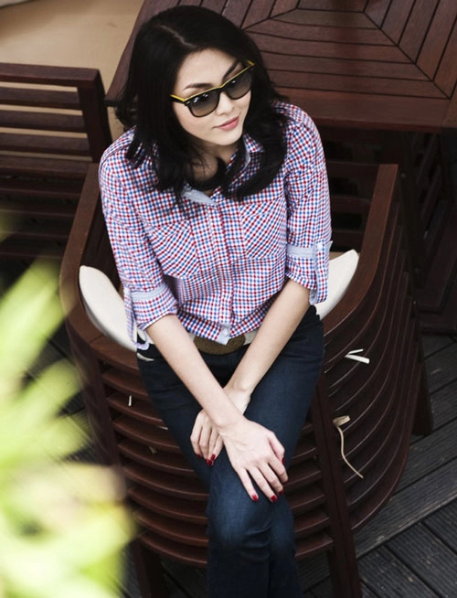 Mặc jeans đẹp như chân dài việt