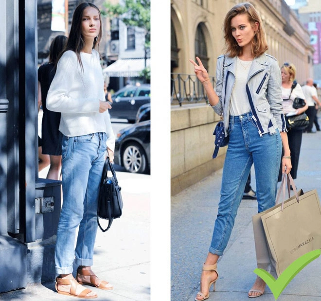Mặc quần jeans chẳng thể đẹp vì chọn sai giày kết hợp