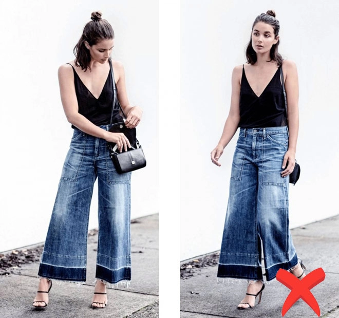 Mặc quần jeans chẳng thể đẹp vì chọn sai giày kết hợp