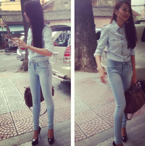 Mặc skinny sang chảnh như thanh hằng