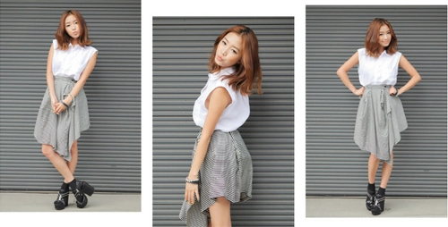 Mặc váy đẹp như cô gái hàn