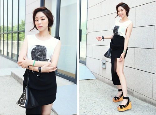 Mặc váy đẹp như cô gái hàn