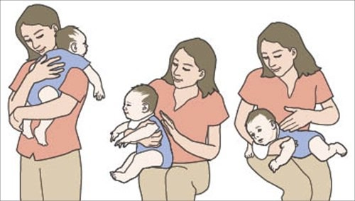 Mách mẹ 3 cách vỗ ợ hơi cho trẻ sơ sinh sau khi bú
