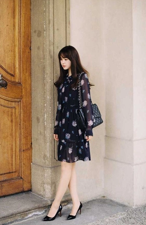 Mách nàng công sở eo bánh mỳ chọn váy đẹp
