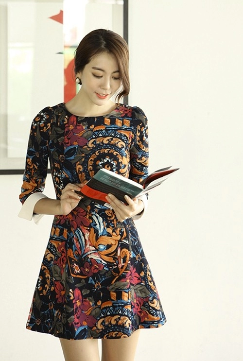 Mách nàng công sở eo bánh mỳ chọn váy đẹp