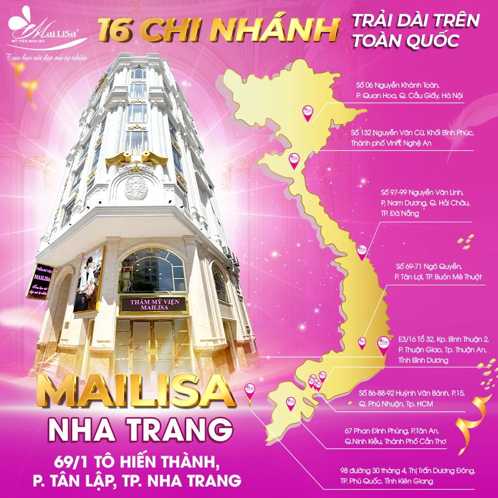 Mailisa tưng bừng khai trương chi nhánh thứ 16 tại 691 tô hiến thành tp nha trang