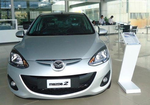  mazda lắp ráp tại việt nam xuất khẩu sang lào 