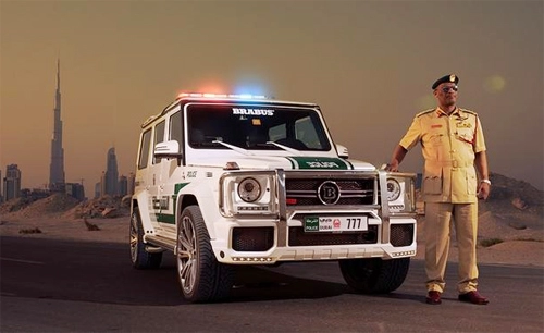  mercedes g-class độ 700 mã lực của cảnh sát dubai 