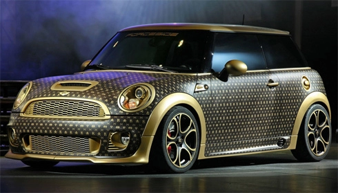  mini cooper độ thời trang louis vuitton 