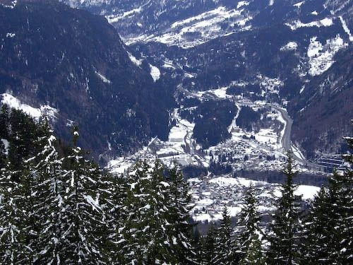 Mùa hè ở thung lũng chamonix